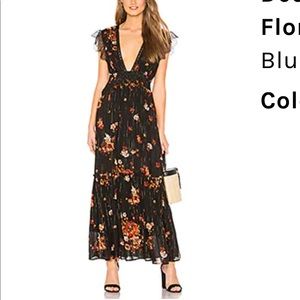 Blue Life | Maxi Dress | Black/Floral | Size M